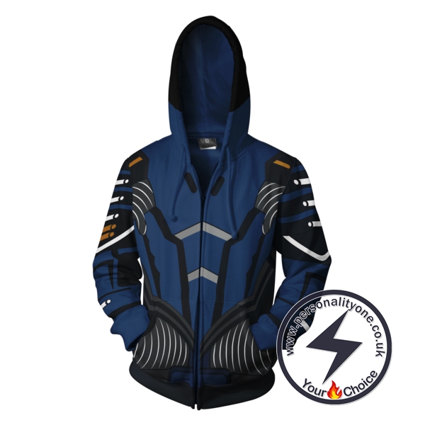 Mass Effect Garrus Vakarian Zip-up Hoodie - Latest 3D Garrus Vakarian Hoodie Jacket